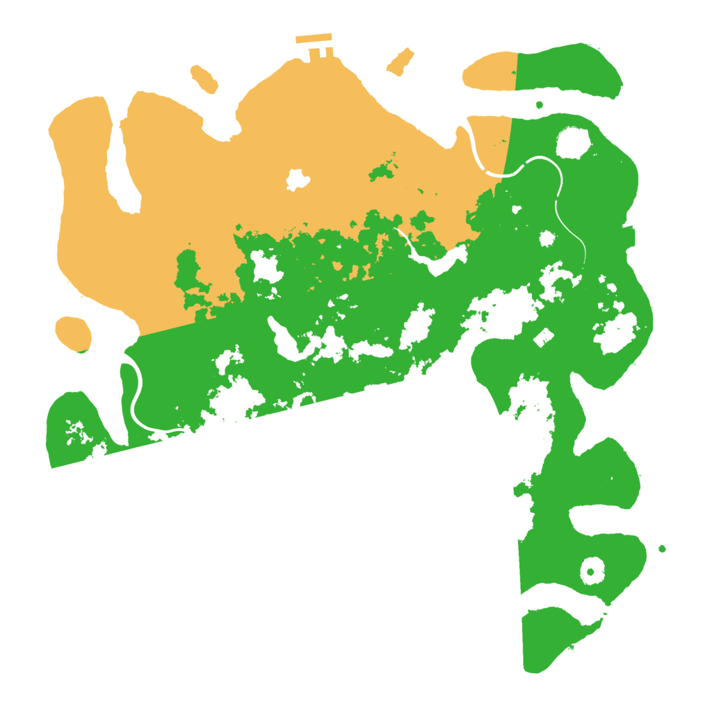 Biome Rust Map: Procedural Map, Size: 4000, Seed: 131