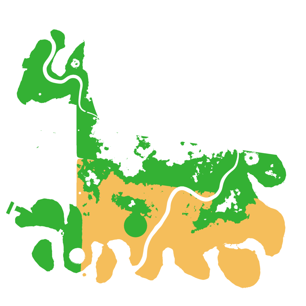 Biome Rust Map: Procedural Map, Size: 3500, Seed: 873598024