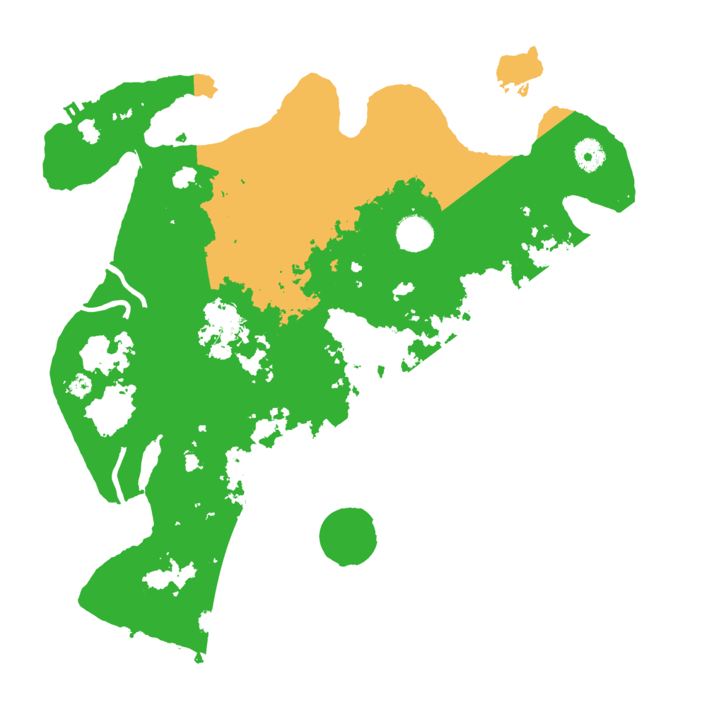 Biome Rust Map: Procedural Map, Size: 3500, Seed: 351830145