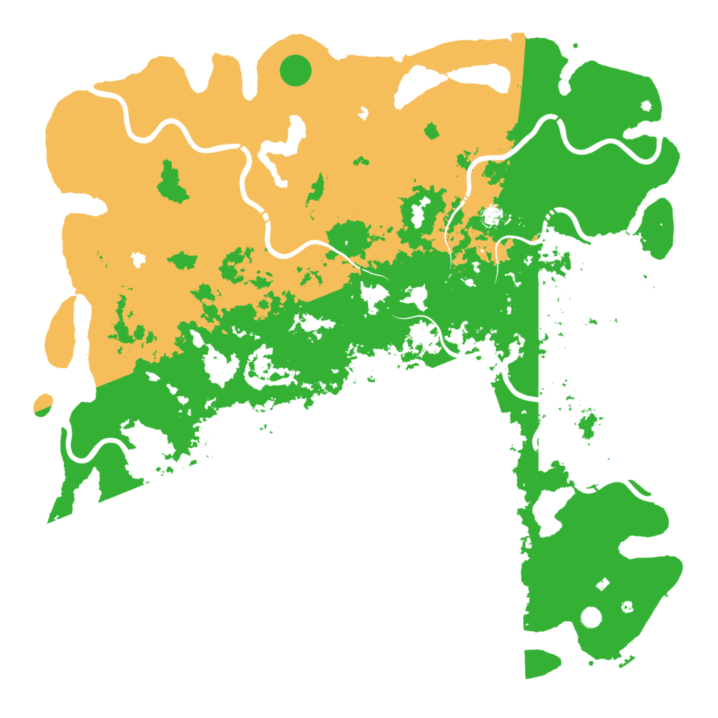 Biome Rust Map: Procedural Map, Size: 6000, Seed: 859378