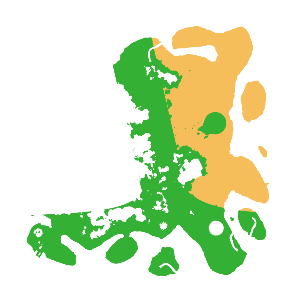 Biome Rust Map: Procedural Map, Size: 3500, Seed: 950128989