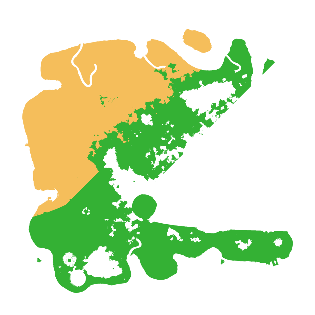 Biome Rust Map: Procedural Map, Size: 3500, Seed: 1292685258