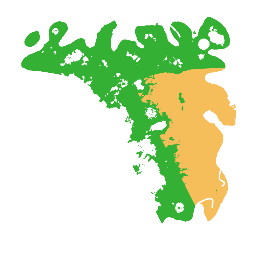 Biome Rust Map: Procedural Map, Size: 4000, Seed: 588308401