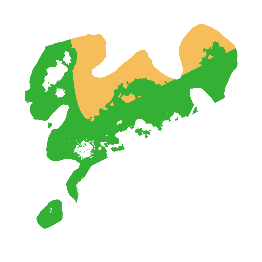 Biome Rust Map: Procedural Map, Size: 2500, Seed: 5050