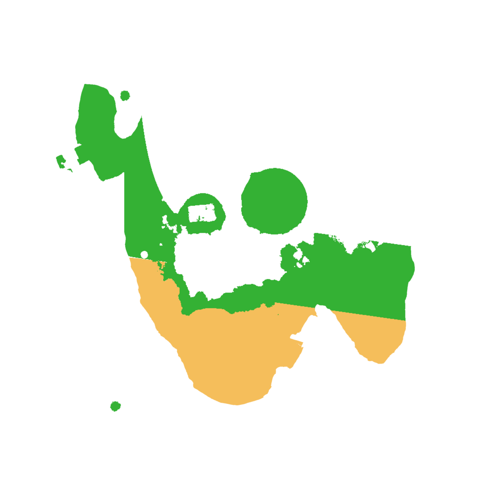 Biome Rust Map: Procedural Map, Size: 2000, Seed: 1032681317