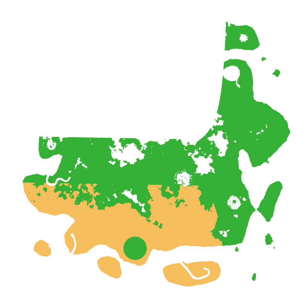 Biome Rust Map: Procedural Map, Size: 3500, Seed: 912733418