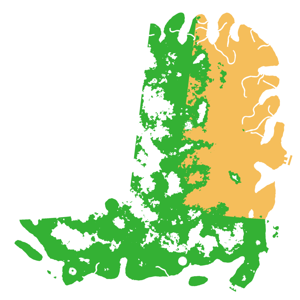 Biome Rust Map: Procedural Map, Size: 6000, Seed: 432435365