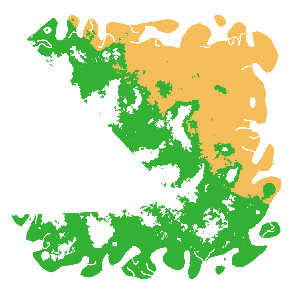 Biome Rust Map: Procedural Map, Size: 6000, Seed: 1905377681