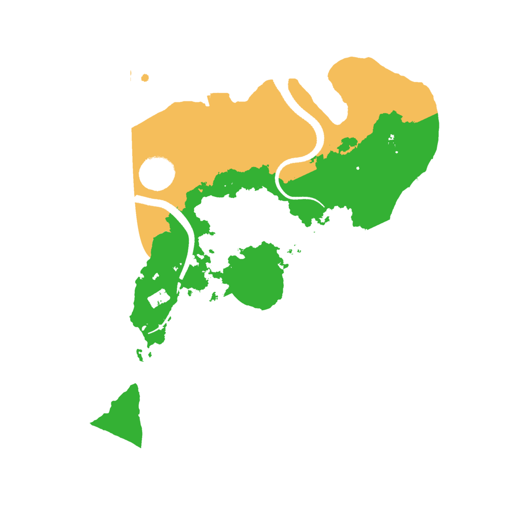 Biome Rust Map: Procedural Map, Size: 2700, Seed: 14567