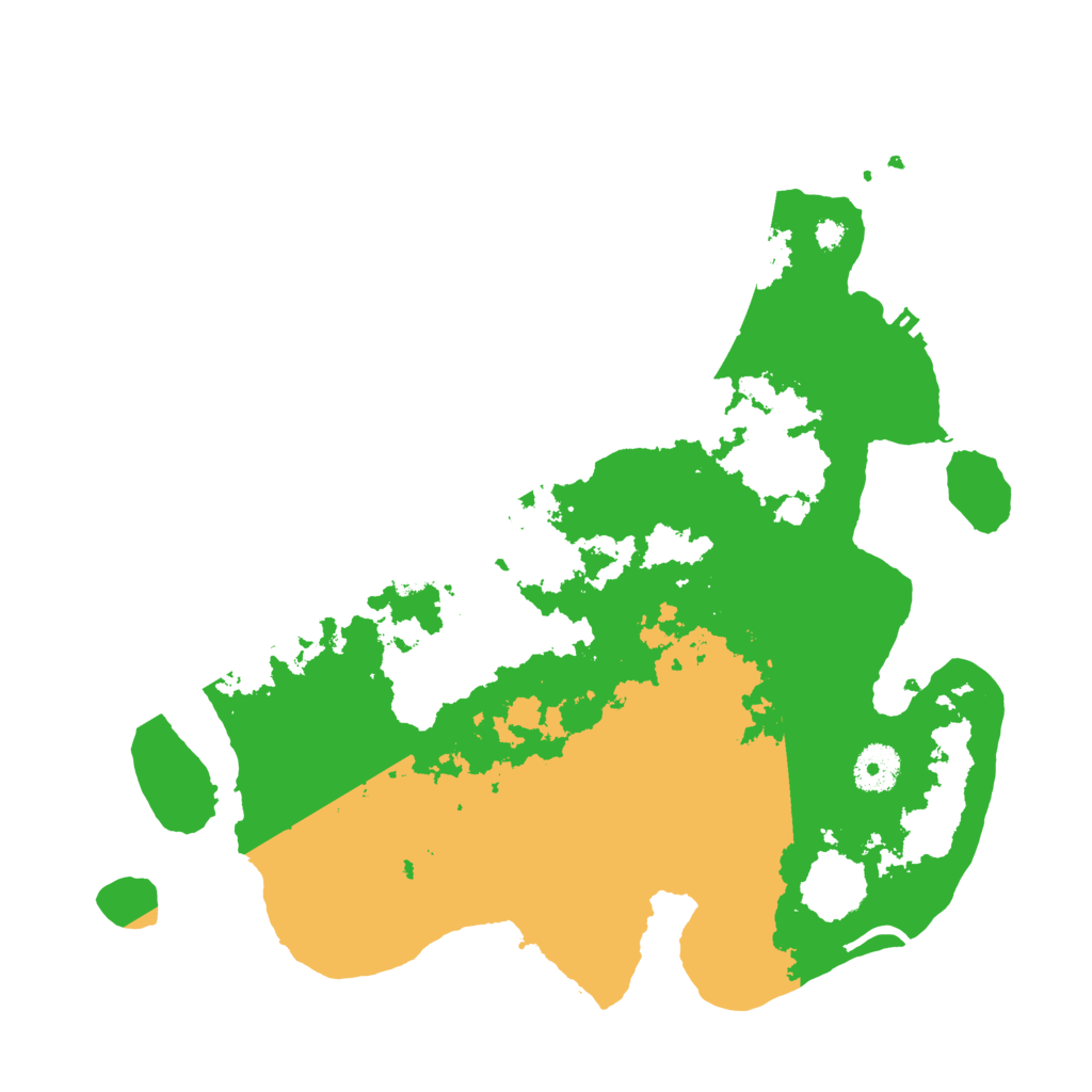 Biome Rust Map: Procedural Map, Size: 3500, Seed: 1342591552