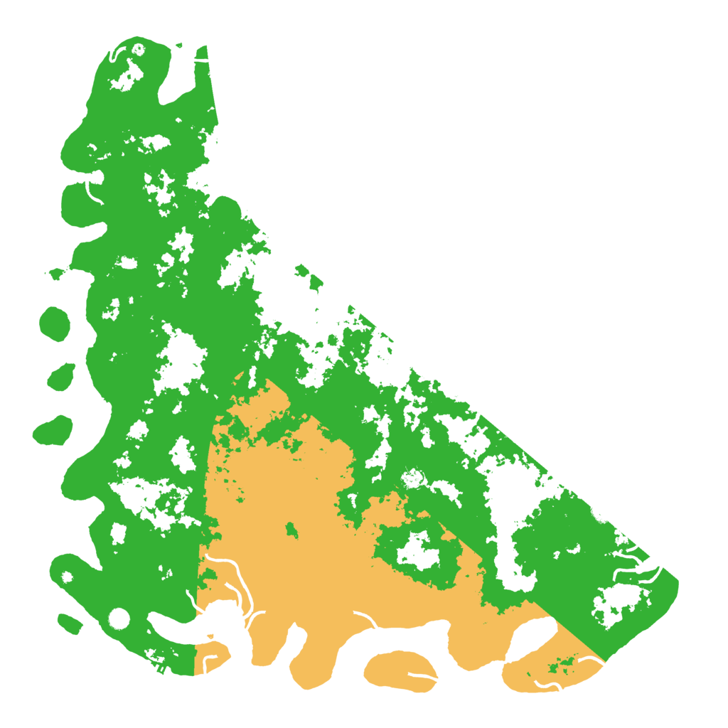 Biome Rust Map: Procedural Map, Size: 6000, Seed: 19454503