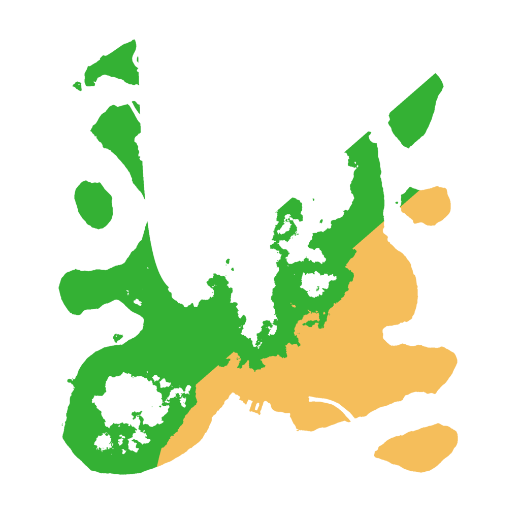 Biome Rust Map: Procedural Map, Size: 2800, Seed: 1421