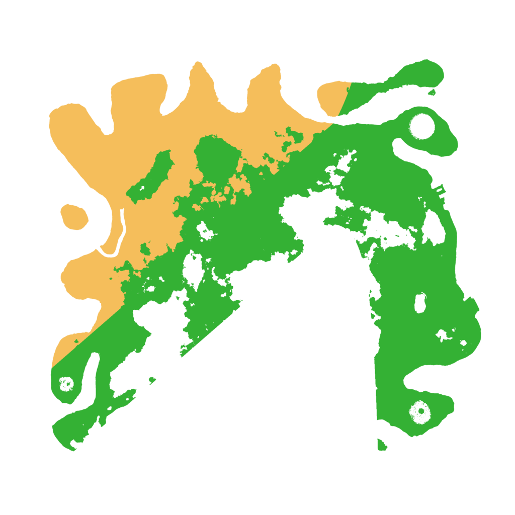 Biome Rust Map: Procedural Map, Size: 3600, Seed: 1753421531