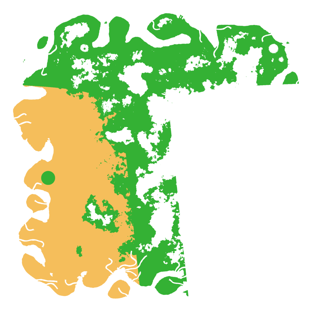 Biome Rust Map: Procedural Map, Size: 6000, Seed: 1315087092