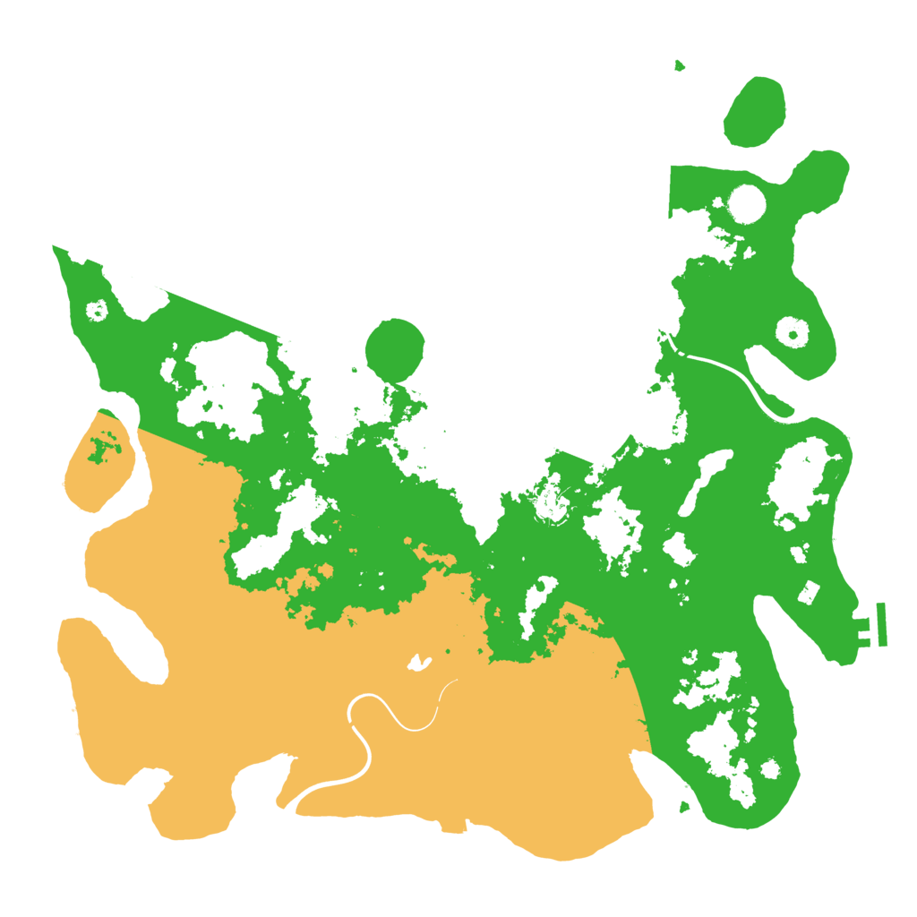 Biome Rust Map: Procedural Map, Size: 4250, Seed: 1021028145