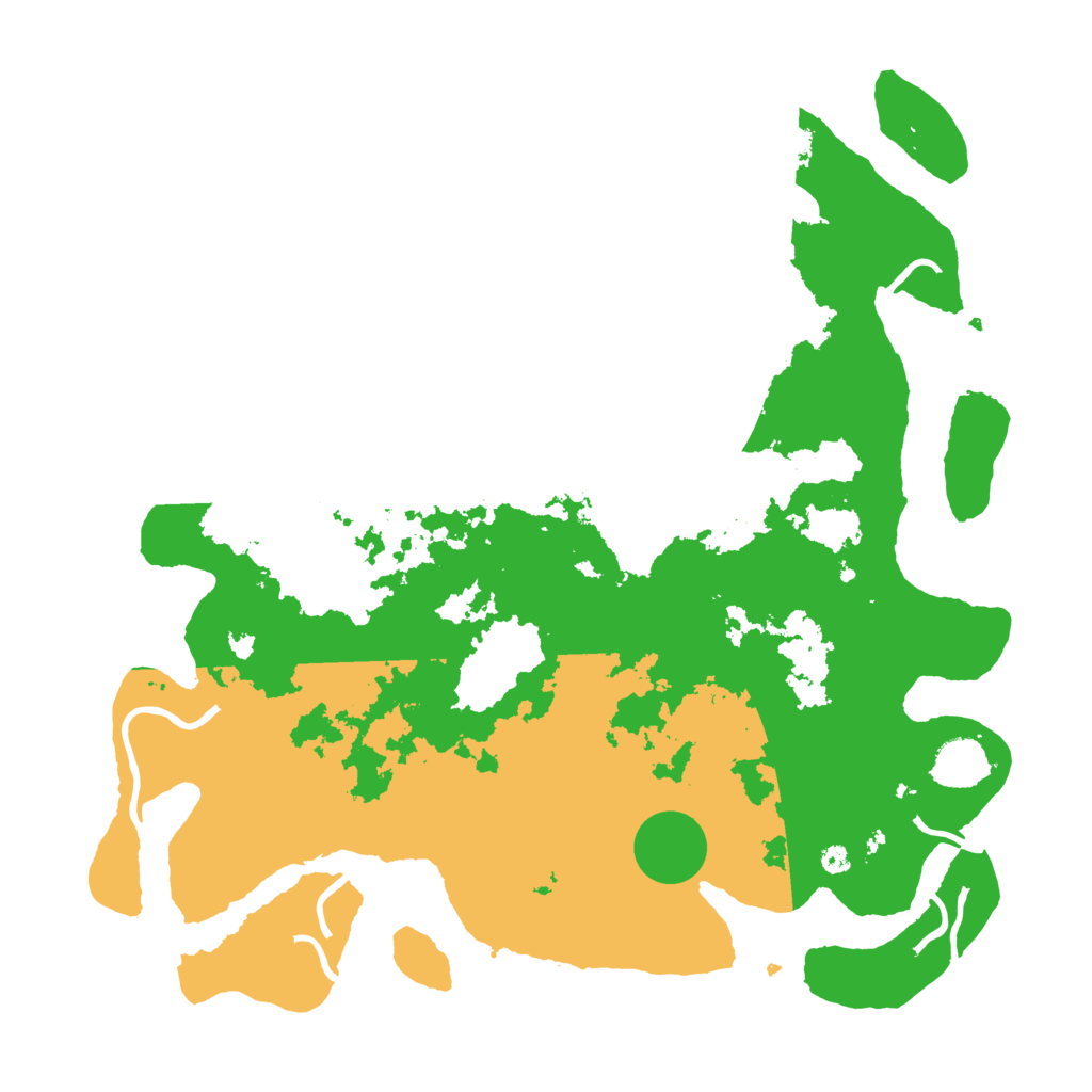 Biome Rust Map: Procedural Map, Size: 3950, Seed: 2028927522