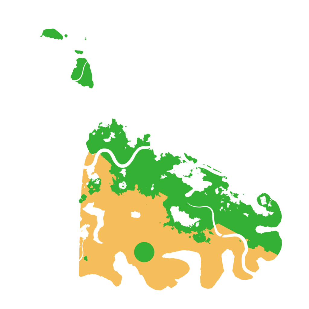 Biome Rust Map: Procedural Map, Size: 4050, Seed: 1864401432
