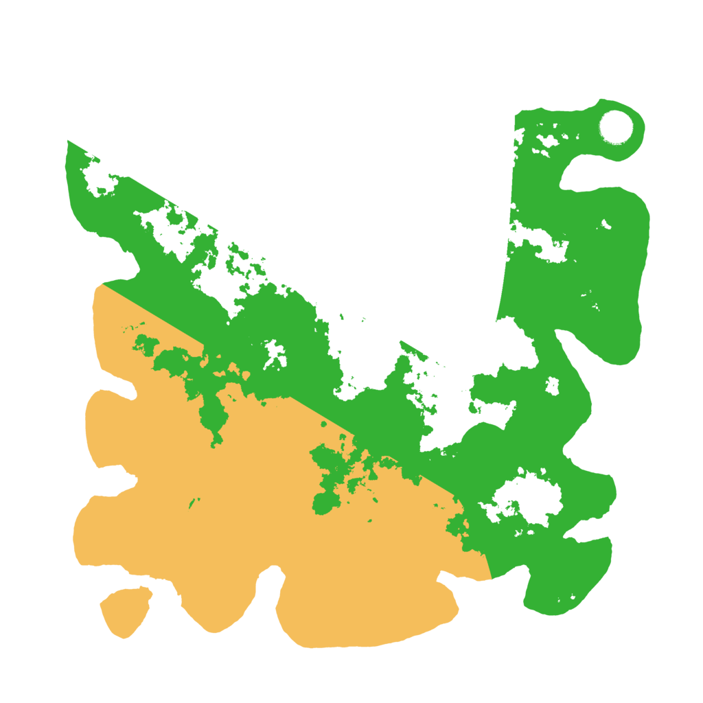 Biome Rust Map: Barren, Size: 3700, Seed: 140875954