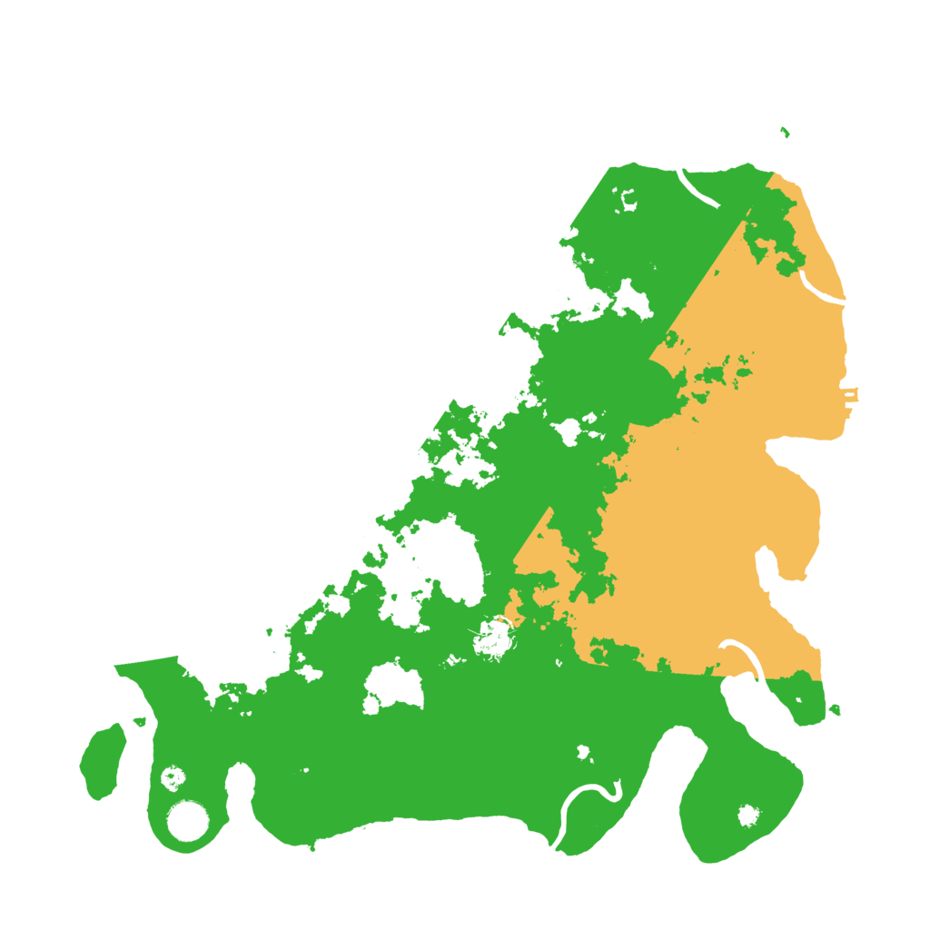 Biome Rust Map: Procedural Map, Size: 4000, Seed: 12151