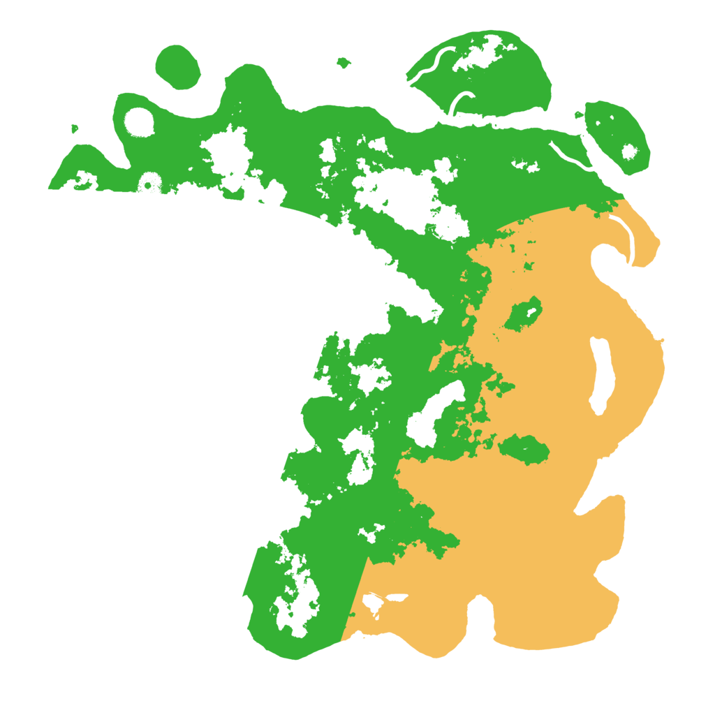 Biome Rust Map: Procedural Map, Size: 4300, Seed: 7400