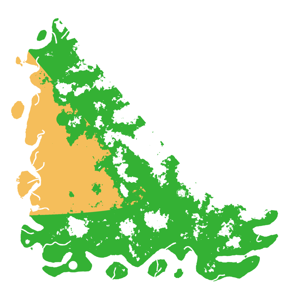 Biome Rust Map: Procedural Map, Size: 6000, Seed: 8029551