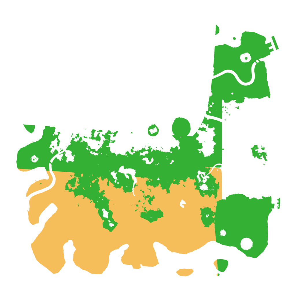 Biome Rust Map: Procedural Map, Size: 4300, Seed: 12491