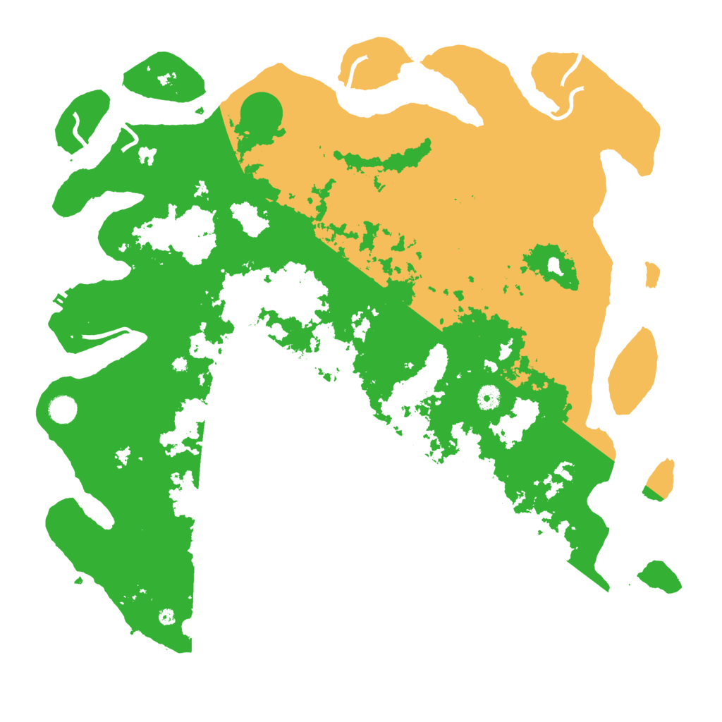 Biome Rust Map: Procedural Map, Size: 4500, Seed: 223355