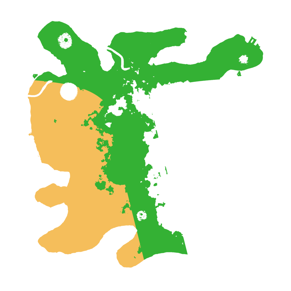 Biome Rust Map: Procedural Map, Size: 3000, Seed: 68793