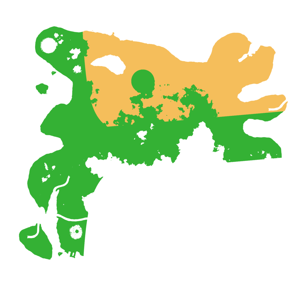 Biome Rust Map: Procedural Map, Size: 3500, Seed: 9811354