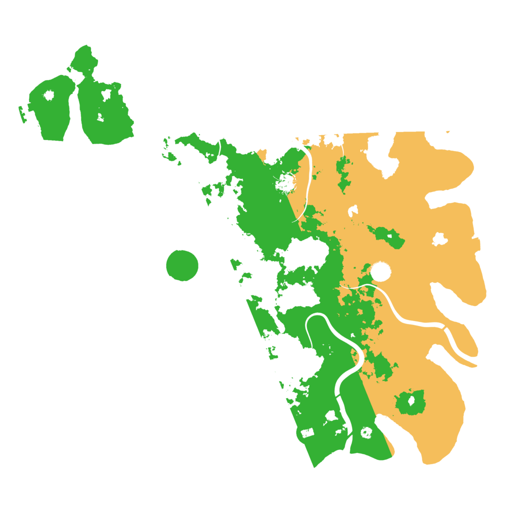 Biome Rust Map: Procedural Map, Size: 4500, Seed: 12358