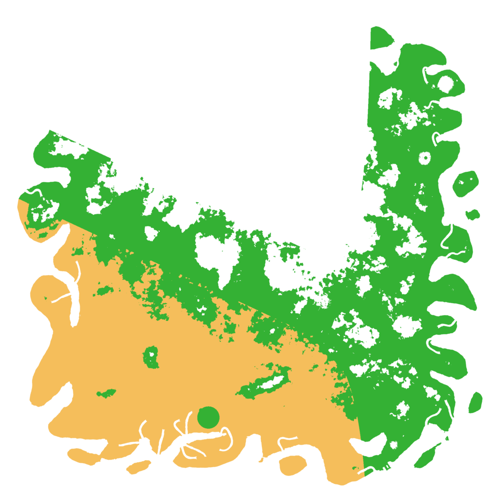 Biome Rust Map: Procedural Map, Size: 6000, Seed: 21609758