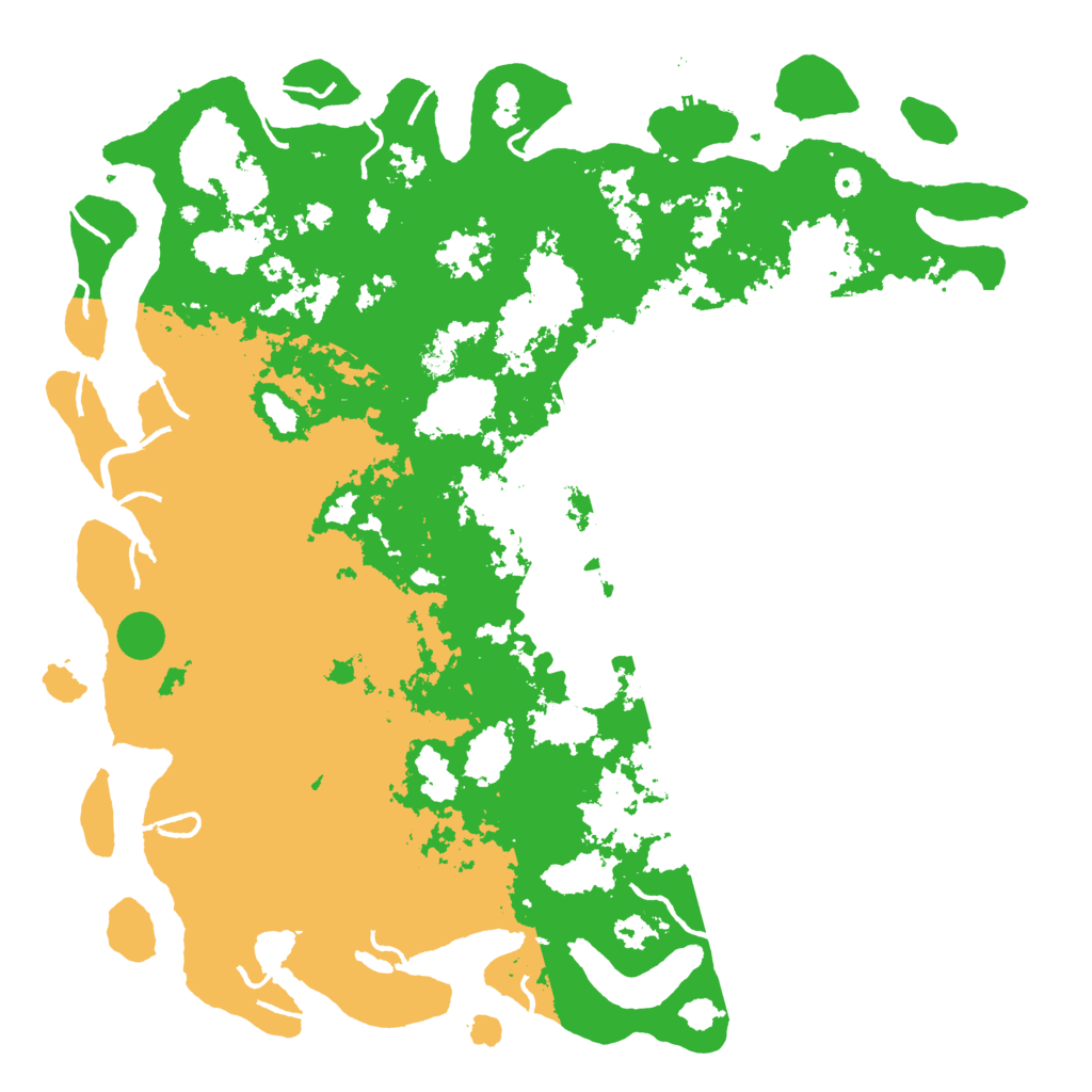 Biome Rust Map: Procedural Map, Size: 6000, Seed: 2033275266