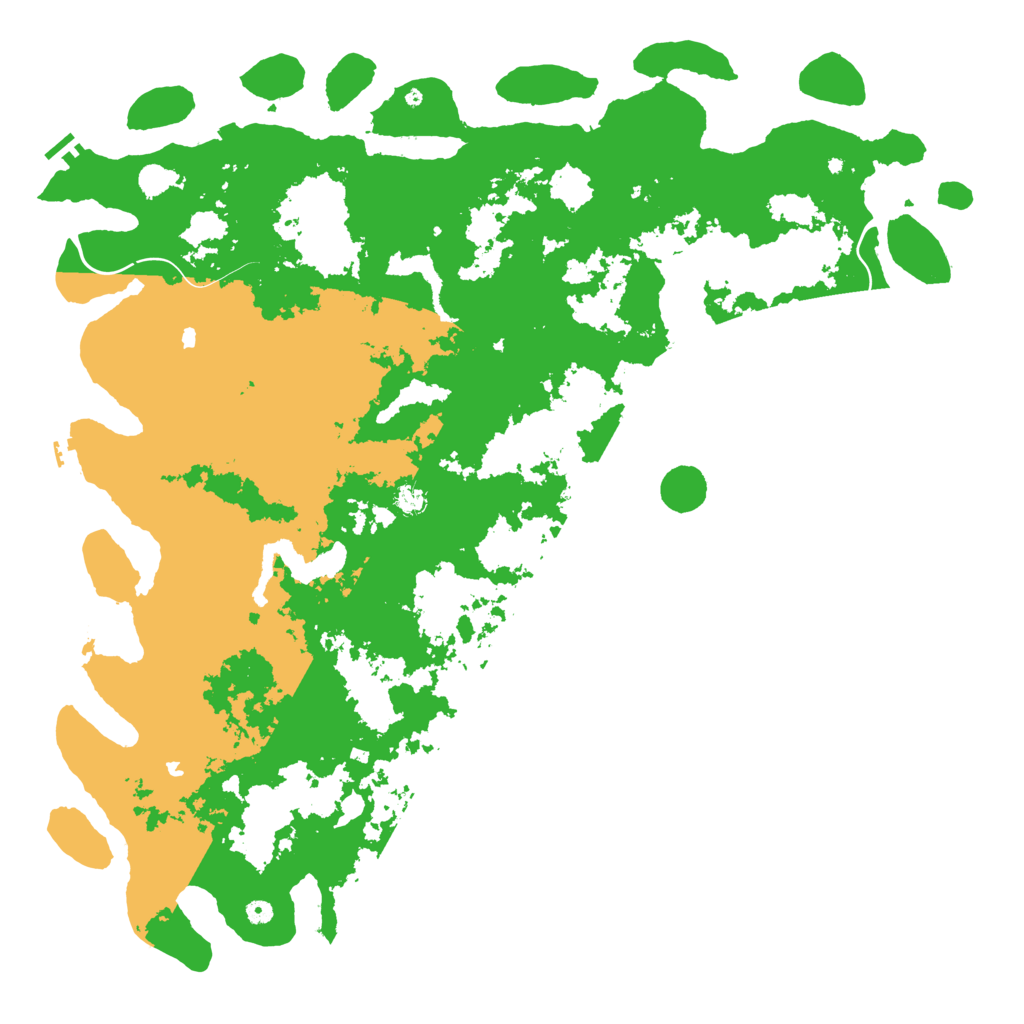 Biome Rust Map: Procedural Map, Size: 6000, Seed: 712372