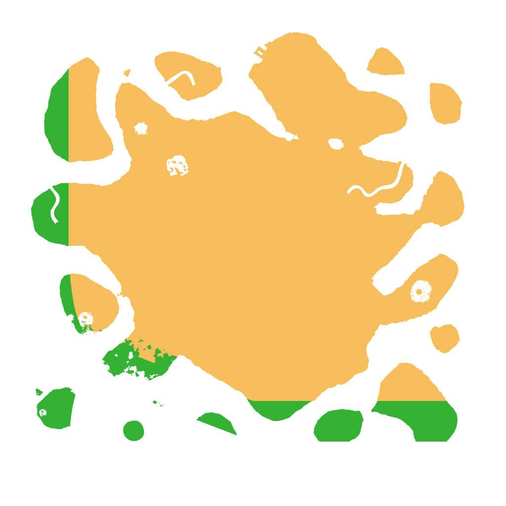 Biome Rust Map: Procedural Map, Size: 3500, Seed: 799687594