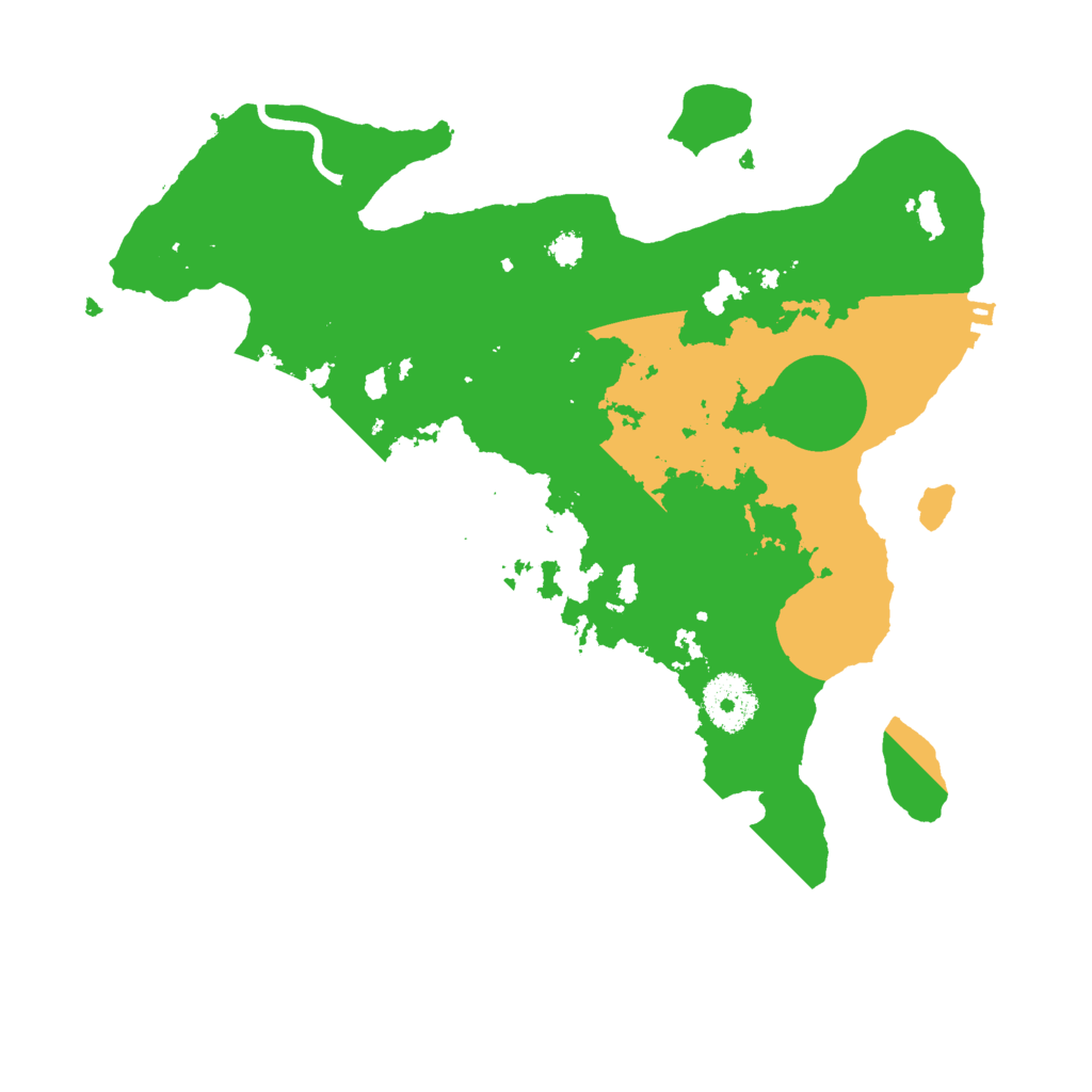 Biome Rust Map: Procedural Map, Size: 3000, Seed: 580459048