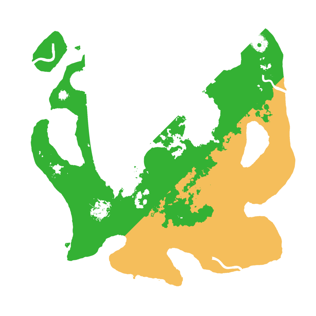 Biome Rust Map: Procedural Map, Size: 3000, Seed: 1813629517