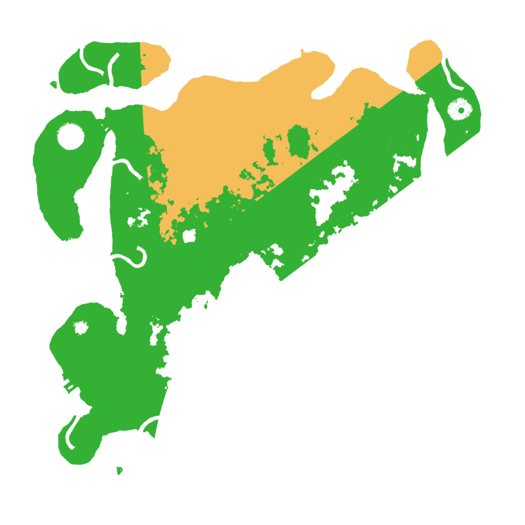 Biome Rust Map: Procedural Map, Size: 3500, Seed: 13617354