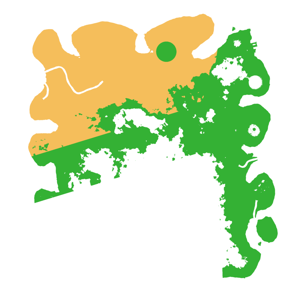 Biome Rust Map: Procedural Map, Size: 3950, Seed: 912570708