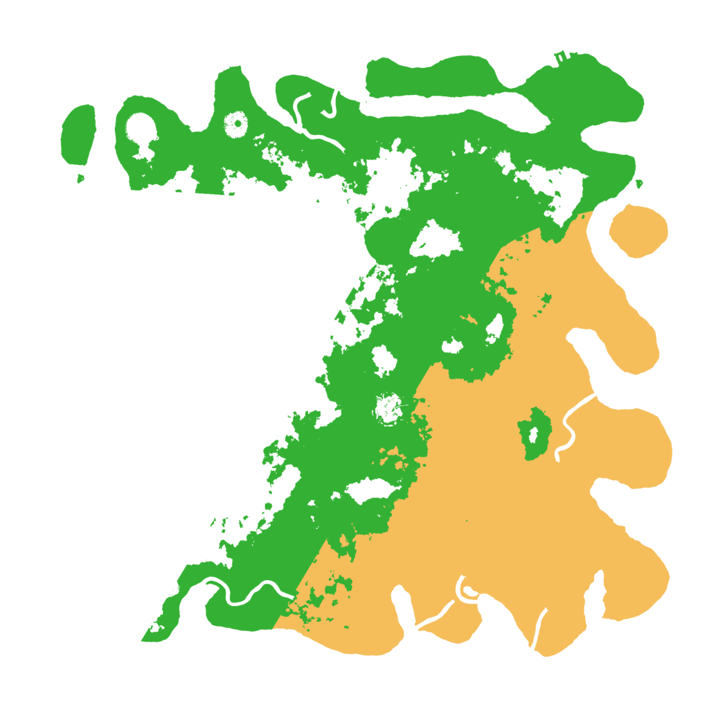 Biome Rust Map: Procedural Map, Size: 4200, Seed: 266