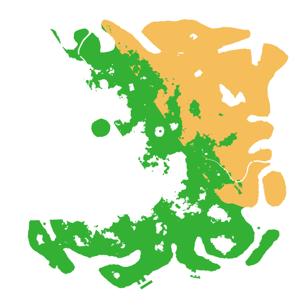 Biome Rust Map: Procedural Map, Size: 4500, Seed: 1684562815