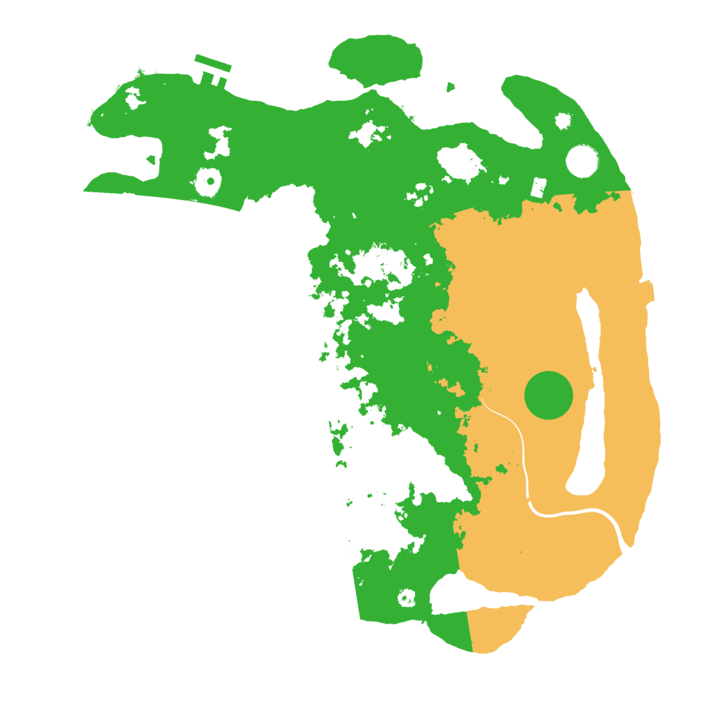 Biome Rust Map: Procedural Map, Size: 3850, Seed: 119593883