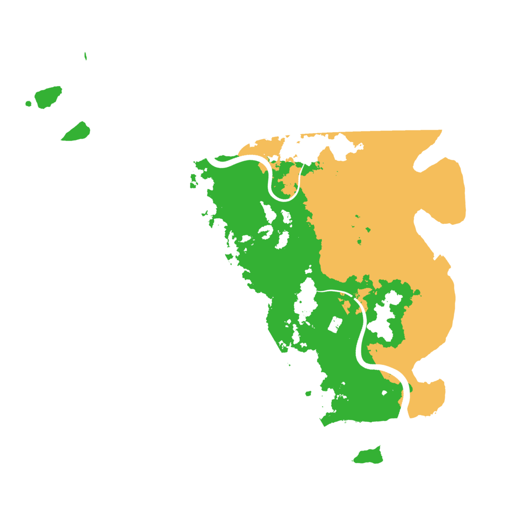 Biome Rust Map: Procedural Map, Size: 3500, Seed: 4569911