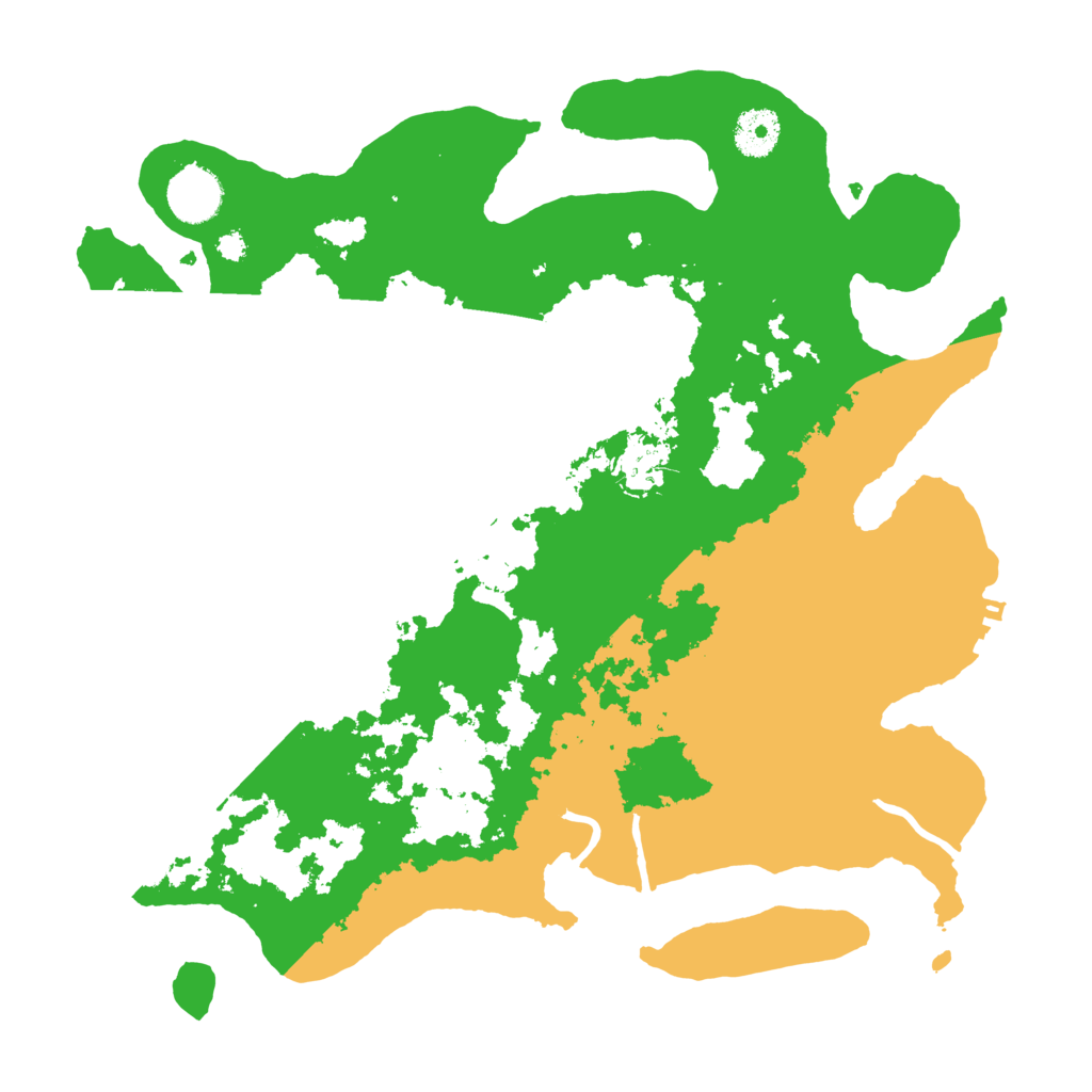Biome Rust Map: Procedural Map, Size: 3500, Seed: 2034835782