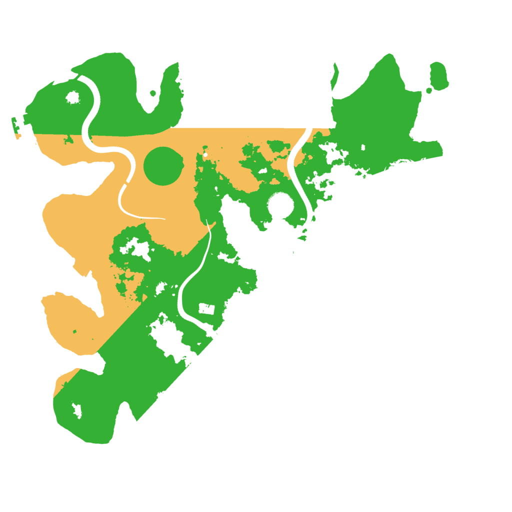Biome Rust Map: Procedural Map, Size: 3500, Seed: 2210037