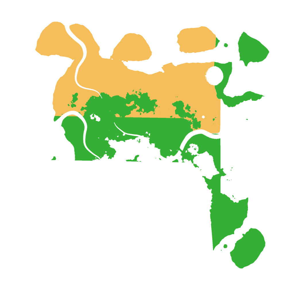 Biome Rust Map: Procedural Map, Size: 3000, Seed: 1311962775