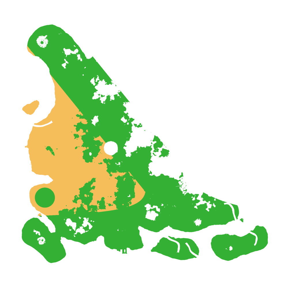 Biome Rust Map: Procedural Map, Size: 3900, Seed: 243159141