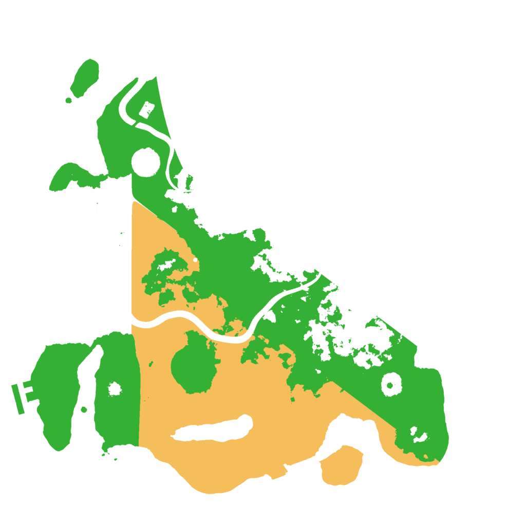 Biome Rust Map: Procedural Map, Size: 3500, Seed: 9374534