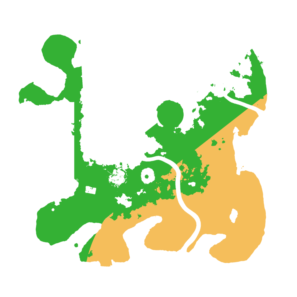 Biome Rust Map: Procedural Map, Size: 3000, Seed: 2332