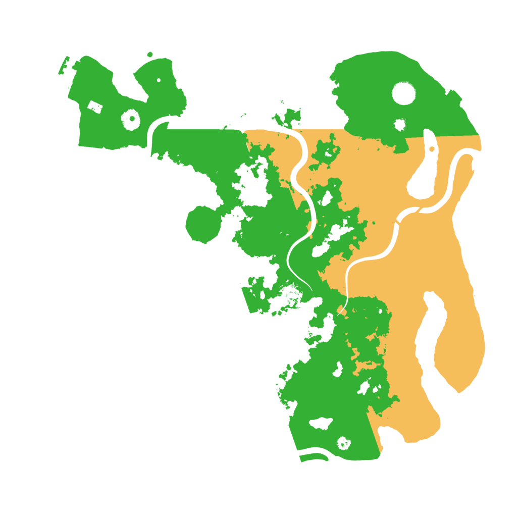 Biome Rust Map: Procedural Map, Size: 3950, Seed: 2142507776