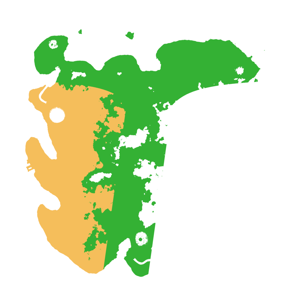 Biome Rust Map: Procedural Map, Size: 3500, Seed: 354525